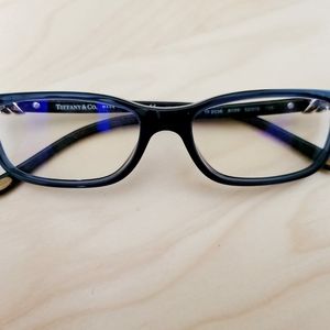 Tiffany Womens Designer Eyeglasses TF2036 Dark BL